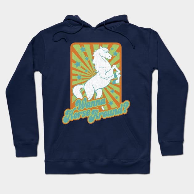 Horsing Around Hoodie by machmigo